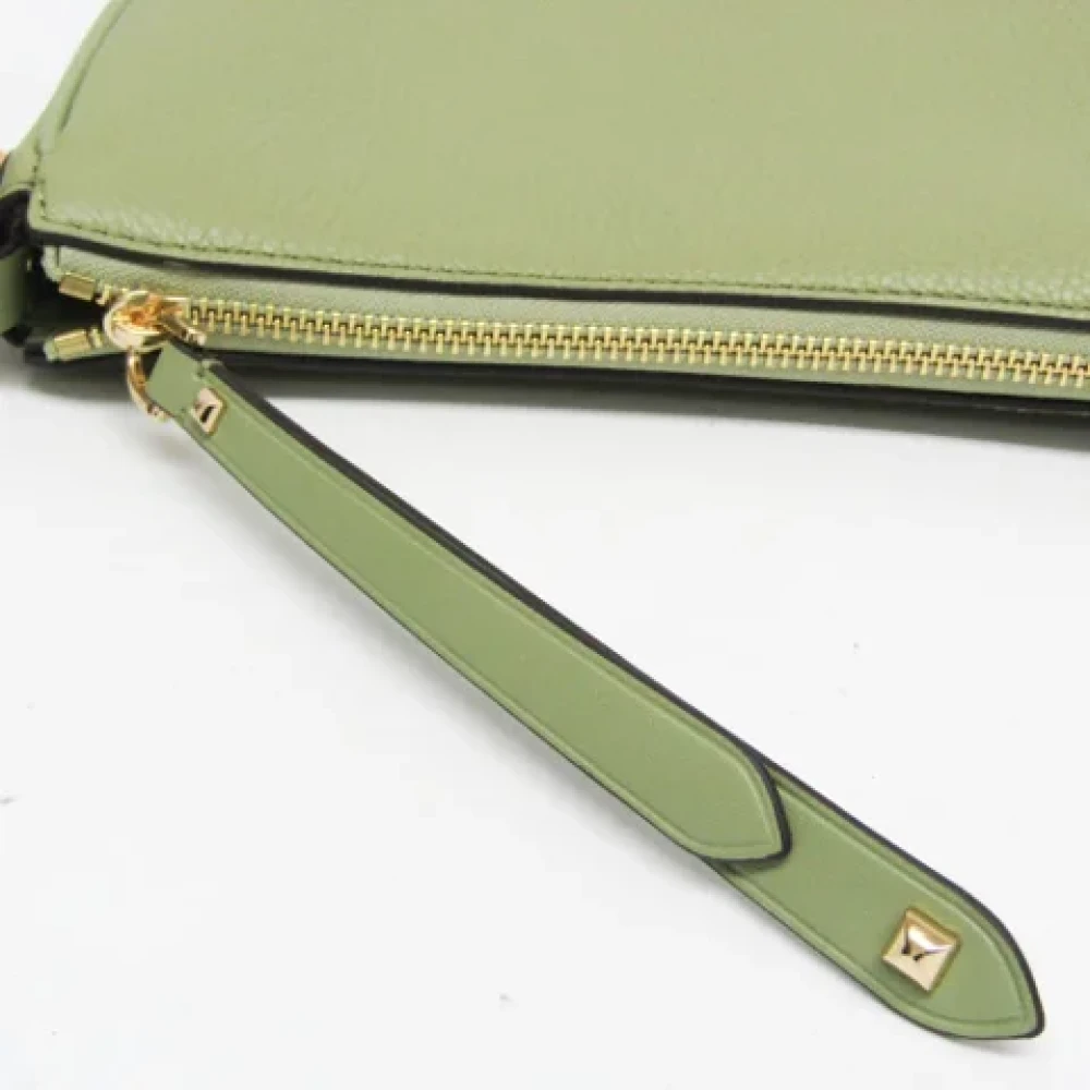 Michael Kors Pre-owned Leather shoulder-bags Green Dames