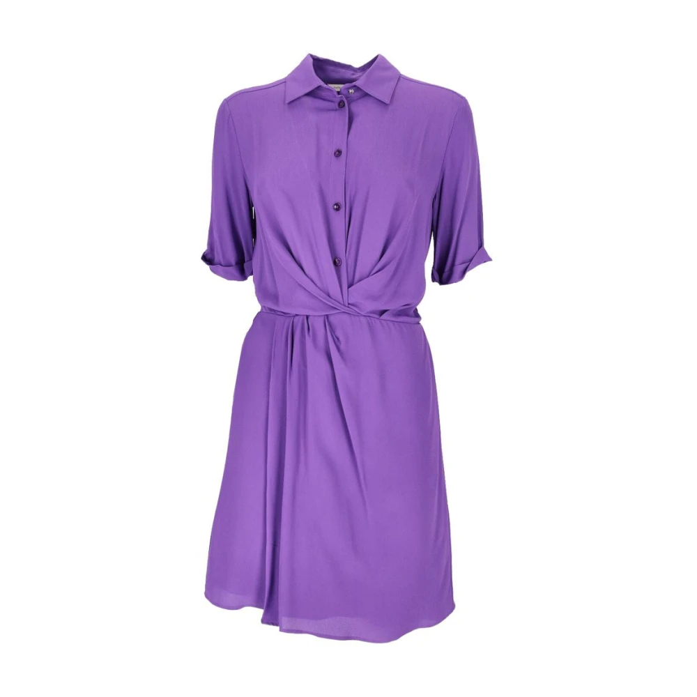 PATRIZIA PEPE Shirt Dresses Purple Dames