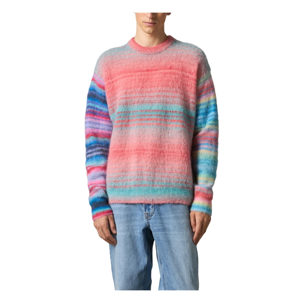 Roberto Collina Multikleur Sweaters met Unieke Blend Stof Multicolor Heren