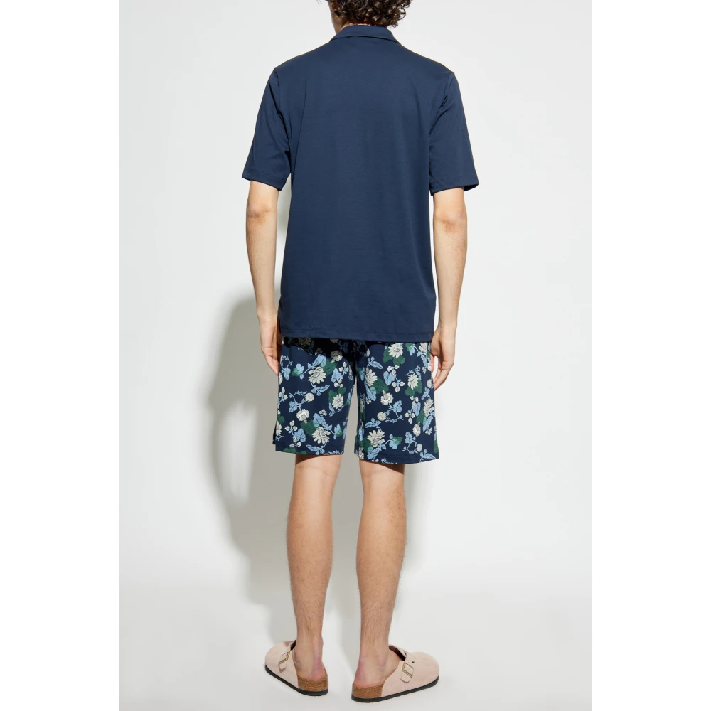 Hanro Tweedelige pyjama Blue Heren
