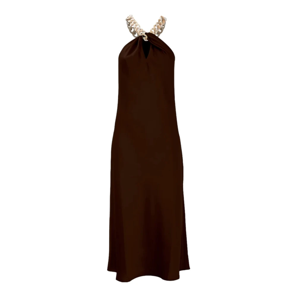 Kocca Lange Jurk Brown Dames