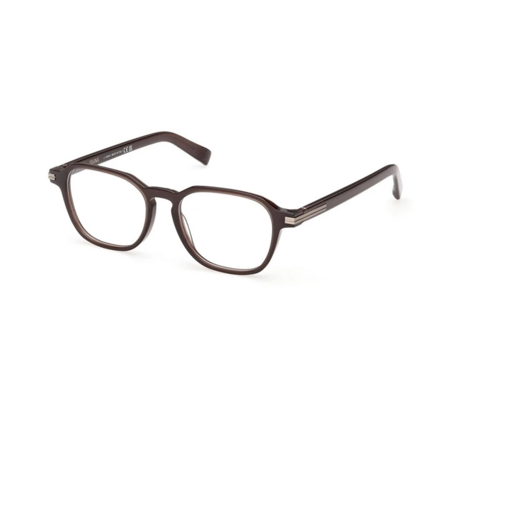 Zegna Brown Glasses, Male, 53 Mm, Ez5332 048 Optical Frame