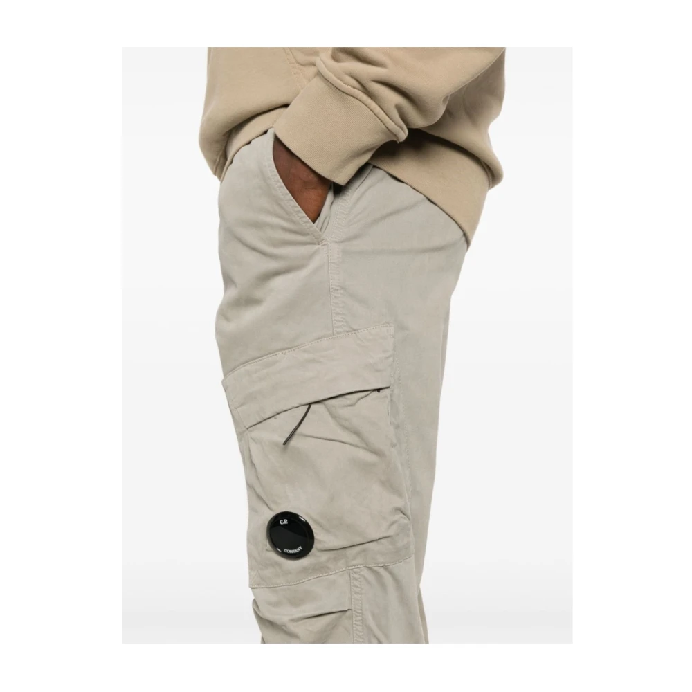 C.P. Company Ergonomische Lens Cargo Broek Gray Heren