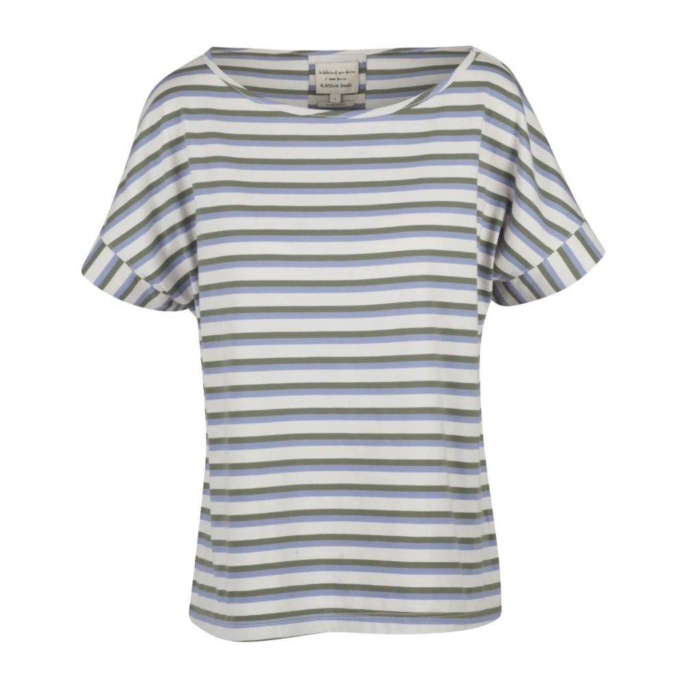 Alessia Santi Jersey T-shirt met ronde hals Multicolor Dames