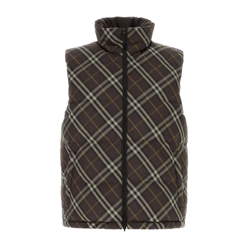 Burberry Men's Gray Snowshill Reversible Sleeveless Down Jacket - Waistcoats - L - Jackets