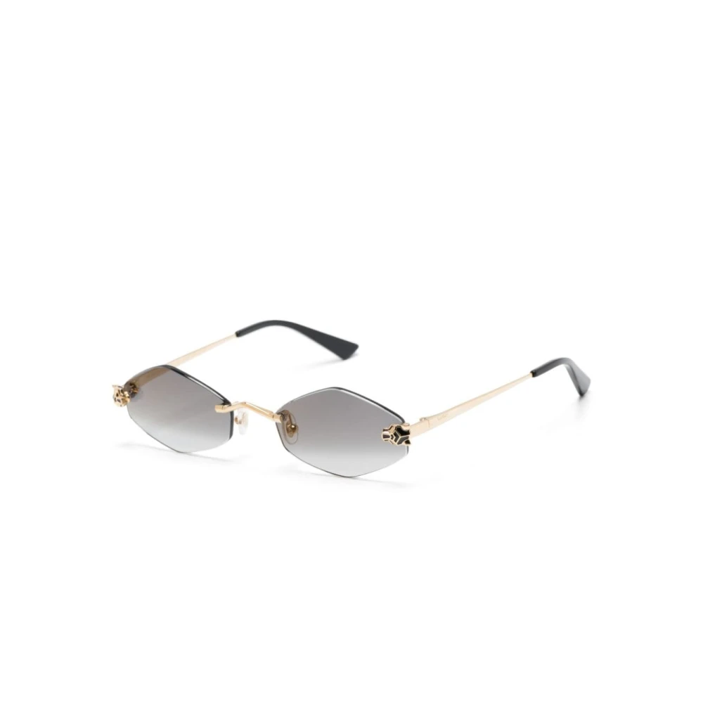 Cartier Women's Yellow Sunglasses, 55 Mm, Panthère Sunglasses