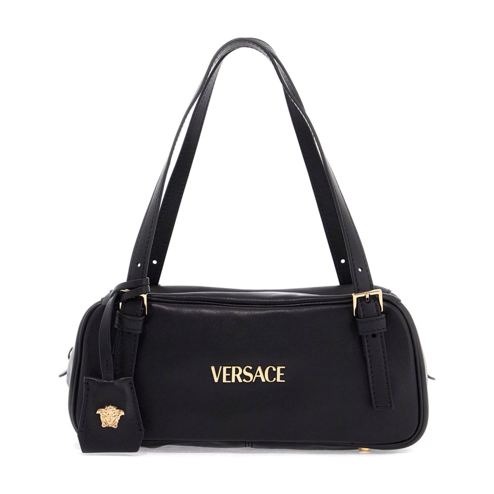 Versace Nappa Leren Bowlingtas Black Dames