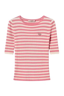 striped-fitted-top-with-metal-brooch