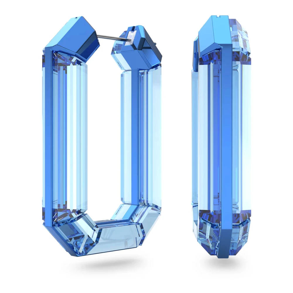Swarovski Women's Blue Lucent Statement Earrings - Earrings - One Size - Accessories