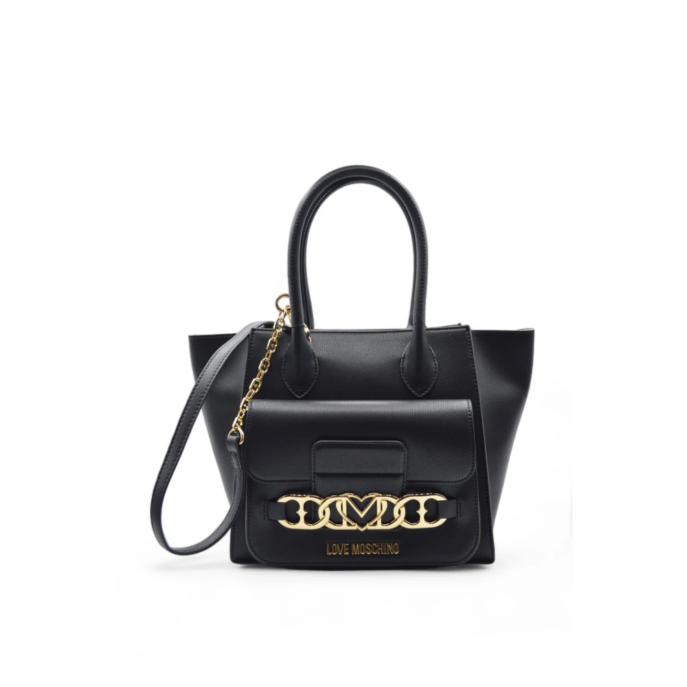 Love Moschino Iconische Logo Handtas Black Dames