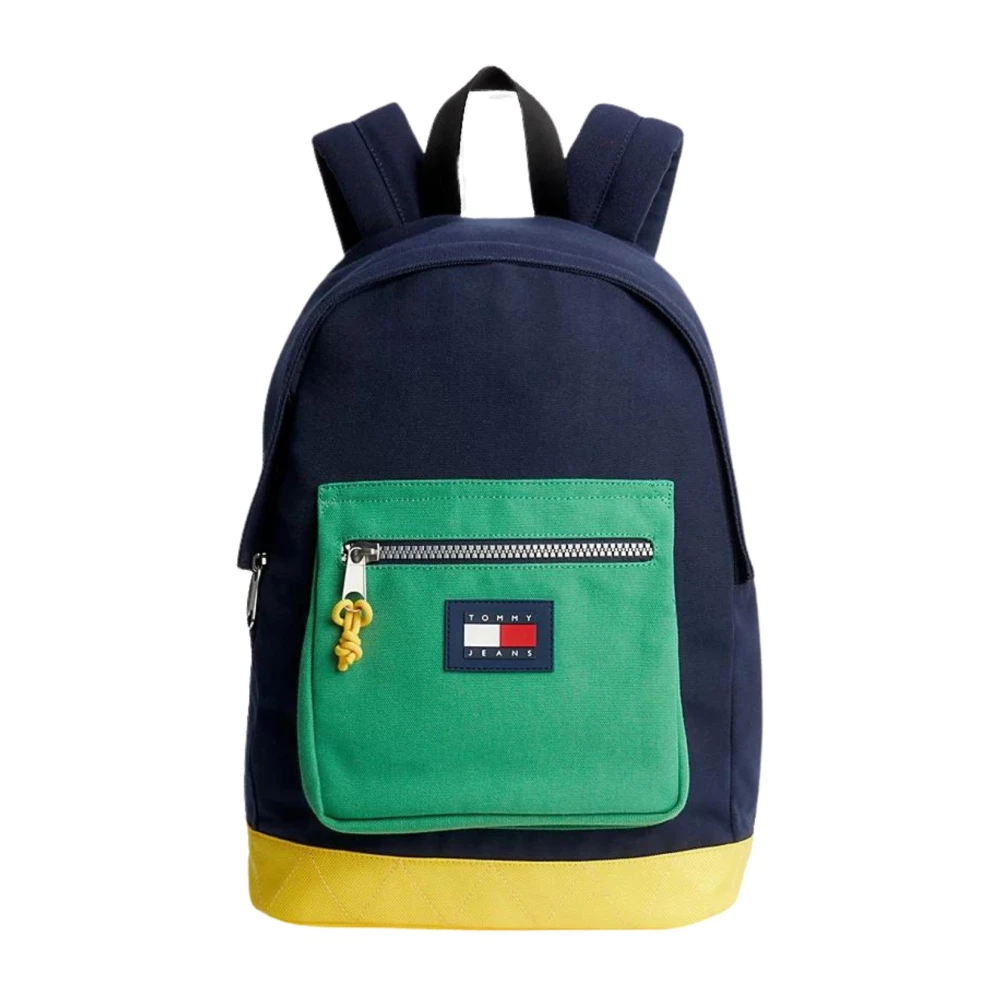 Tommy Jeans Women's Multicolor Casual Beach Hiker Backpack Blue - Backpacks - One Size - Bags