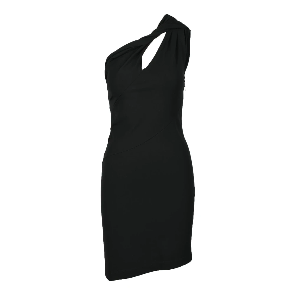 Givenchy Elegante Jurk met Viscosemix Black Dames