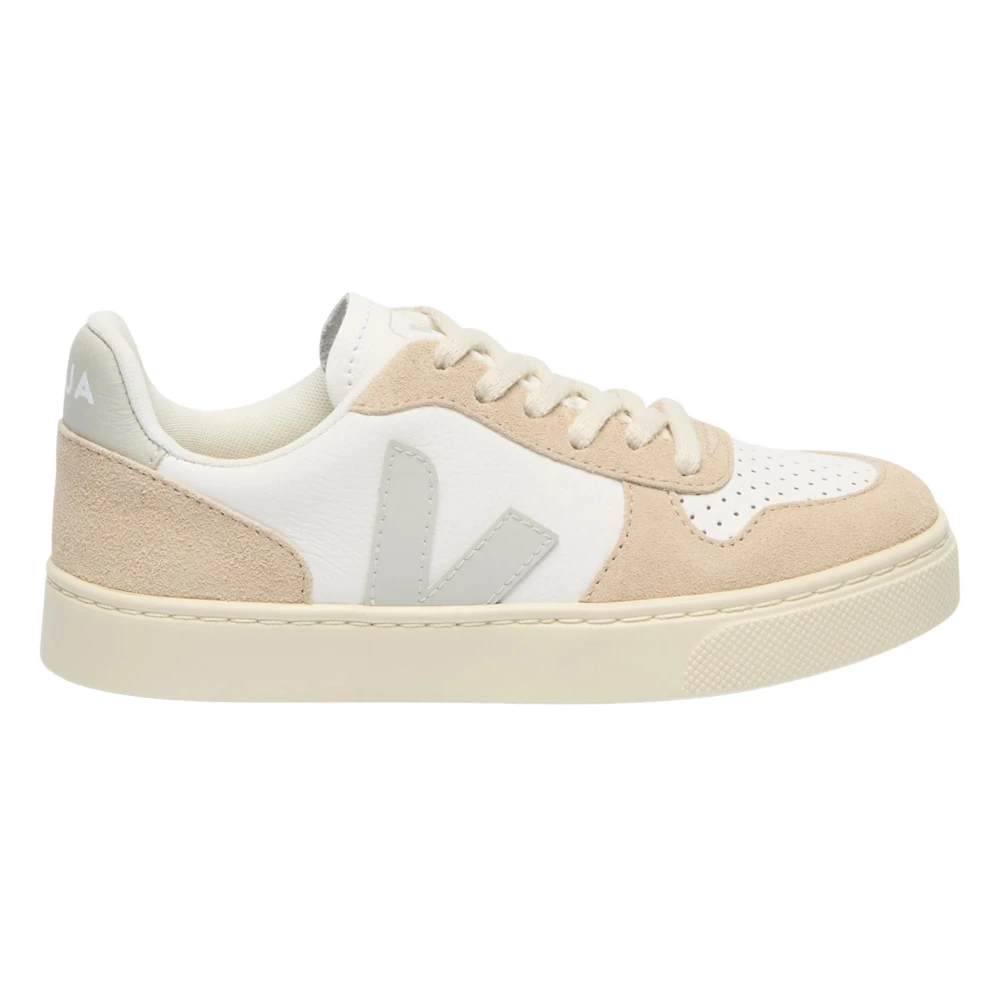 Veja Unisex Kids White Kids Sneakers, 33 Eu, V-10 Laces Trainers