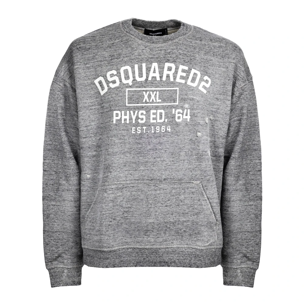 Dsquared2 Sweatshirts Gray Heren