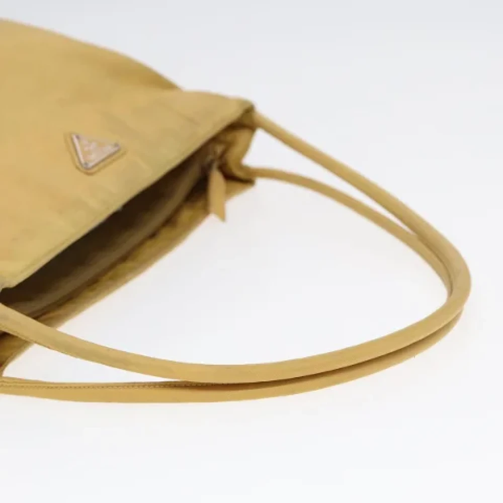 Prada Vintage Pre-owned Fabric prada-bags Yellow Dames