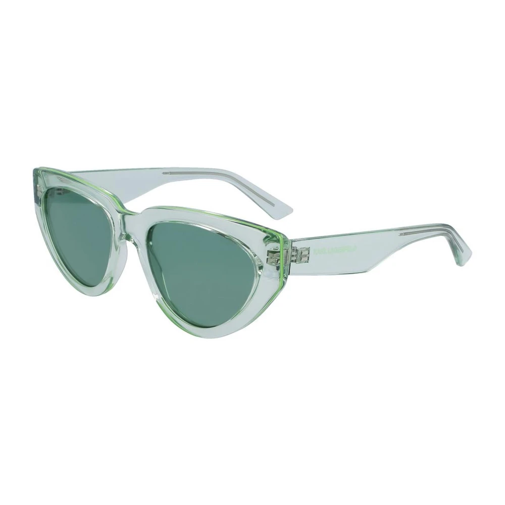 Karl Lagerfeld Women's Green Injected Frame Sunglasses