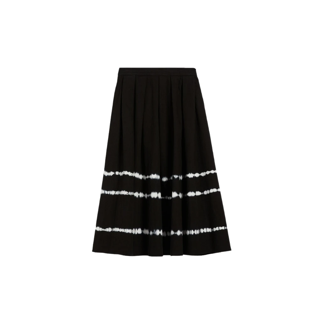 Max Mara Stijlvolle Midi Rok Black Dames