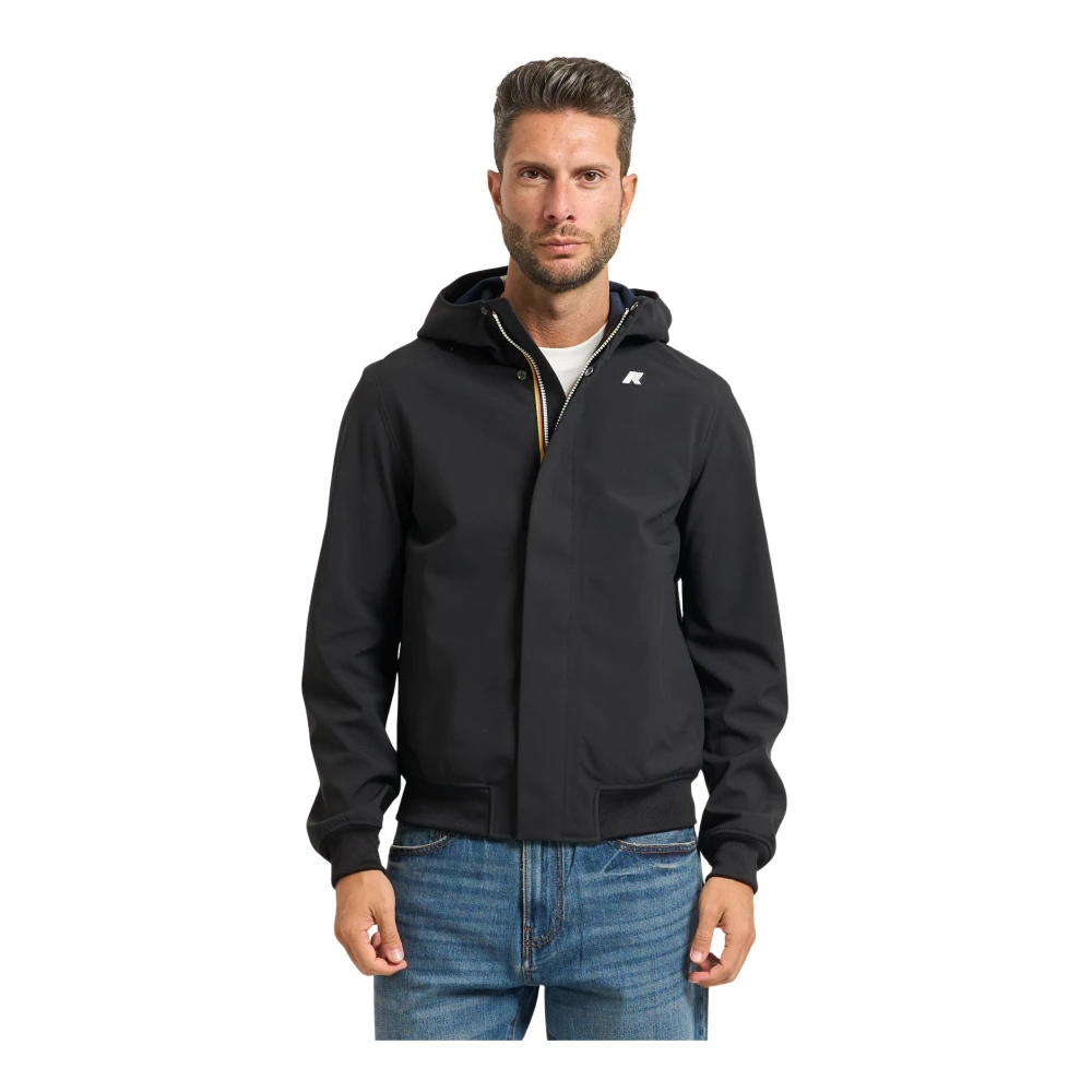 K-Way Uomo Nero Uomini, Giacca Leggera, Joachim Bonded K3135kw, (M) - Immagine 3