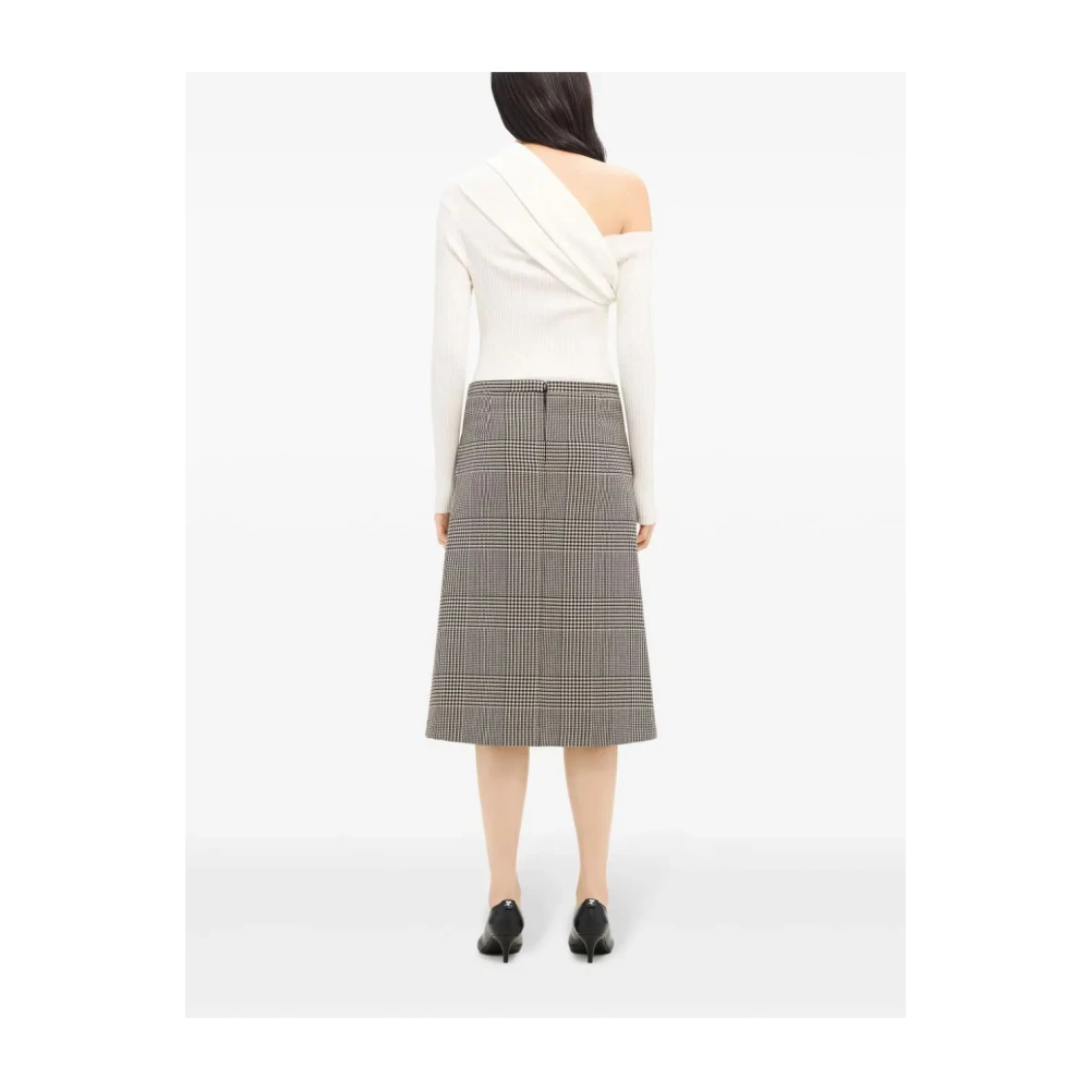 Courrèges Gebreide Top met Geborduurd Logo White Dames