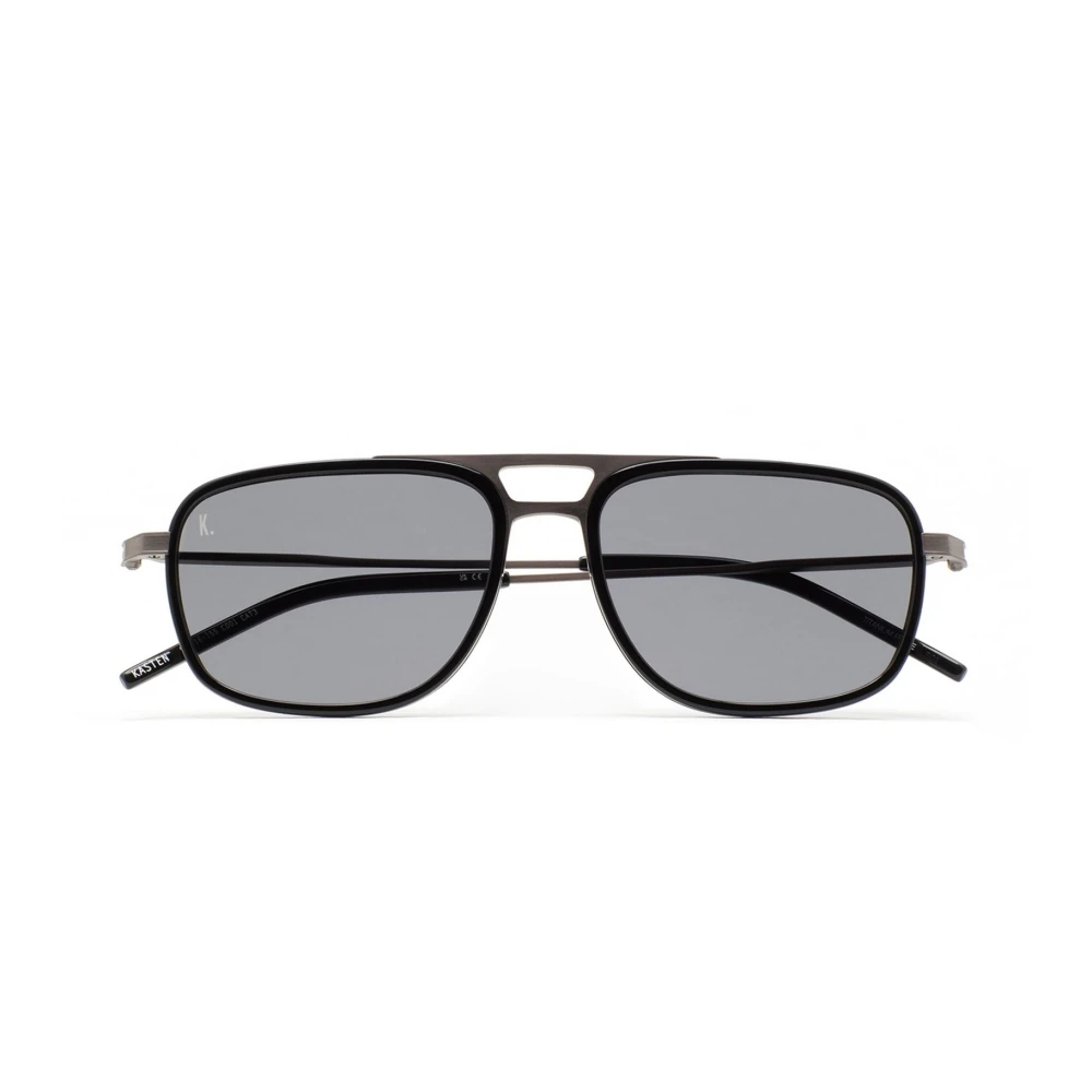 Kaleos Unisex Black Sunglasses, 57 Mm, Kasten 001 Sunglasses