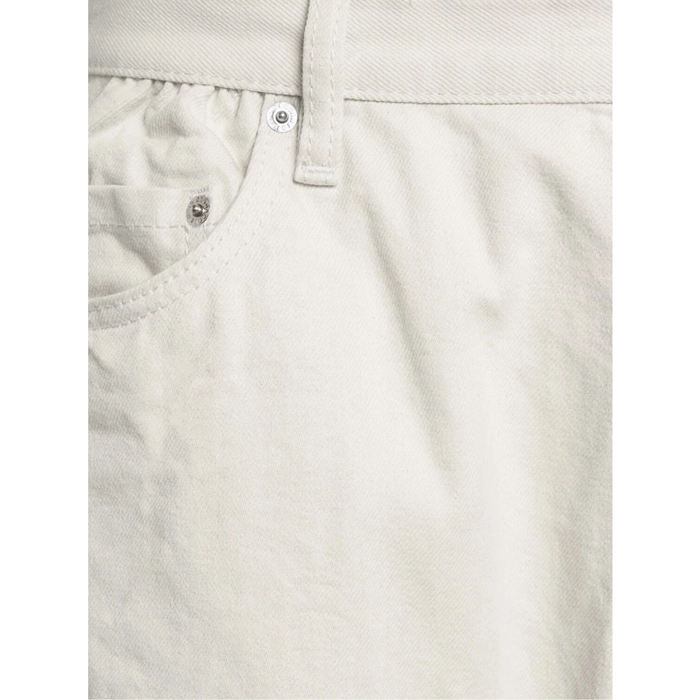 Dsquared2 Witte Denim Straight Jeans White Heren