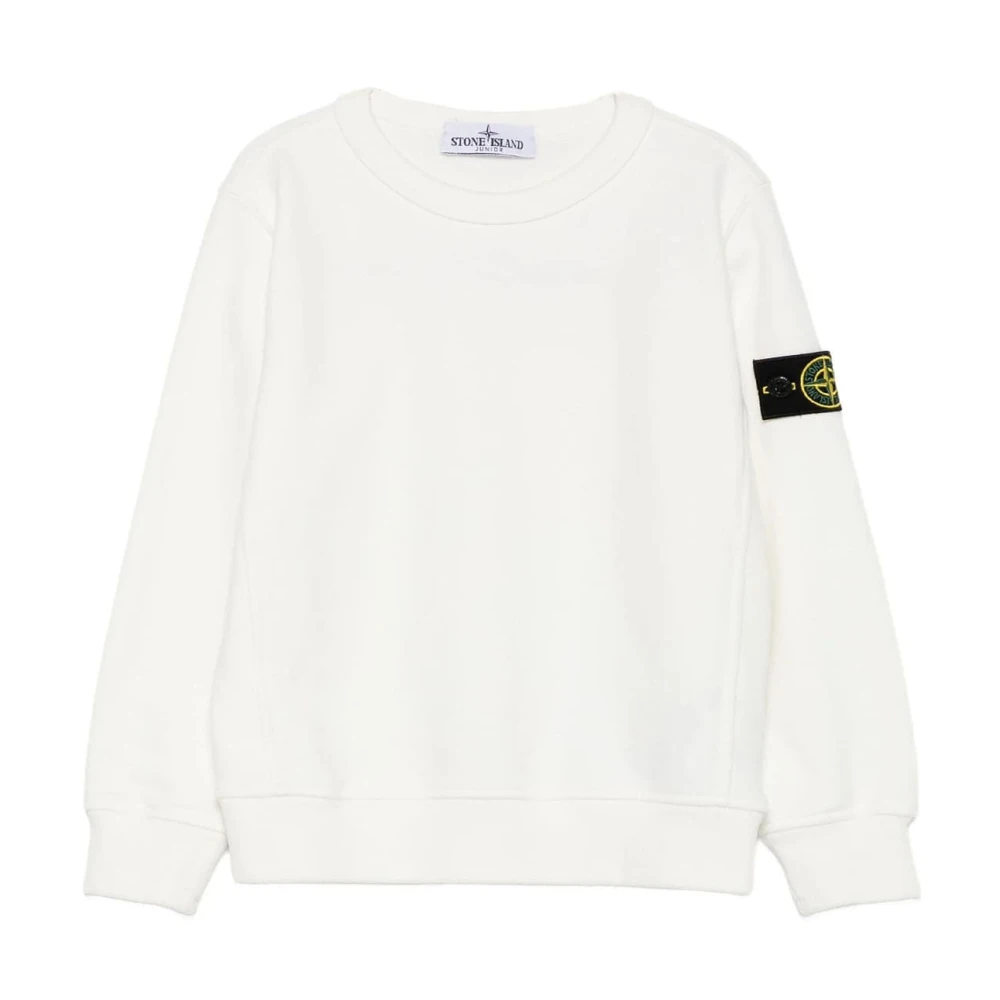 Stone Island White Kids Sweatshirts, Male, 8 Y, Joggers