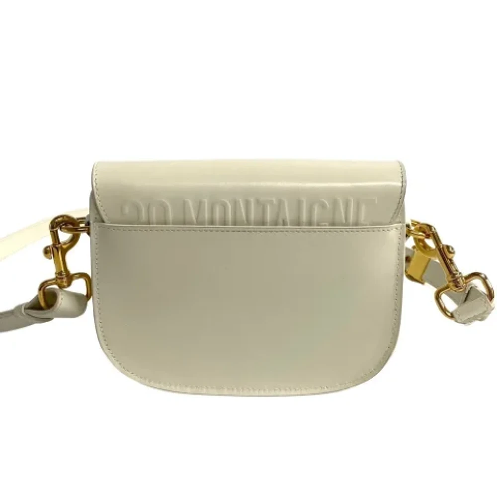 Dior Vintage Pre-owned Leather dior-bags White Dames