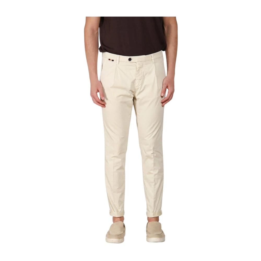 Mason's Mannelijk Beige Broeken Heren, Xs, Katoen, Osaka 1 Pince Delamere Chino
