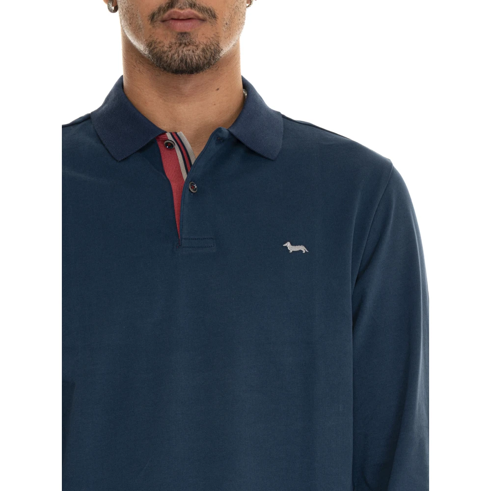 Harmont & Blaine Klassieke Polo Shirt voor Mannen Blue Heren