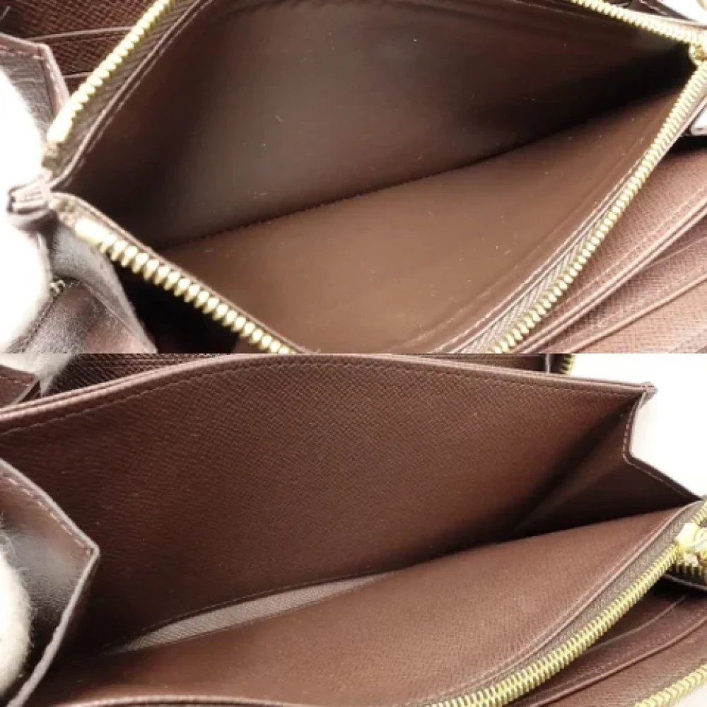 Louis Vuitton Vintage Pre-owned Canvas wallets Brown Dames