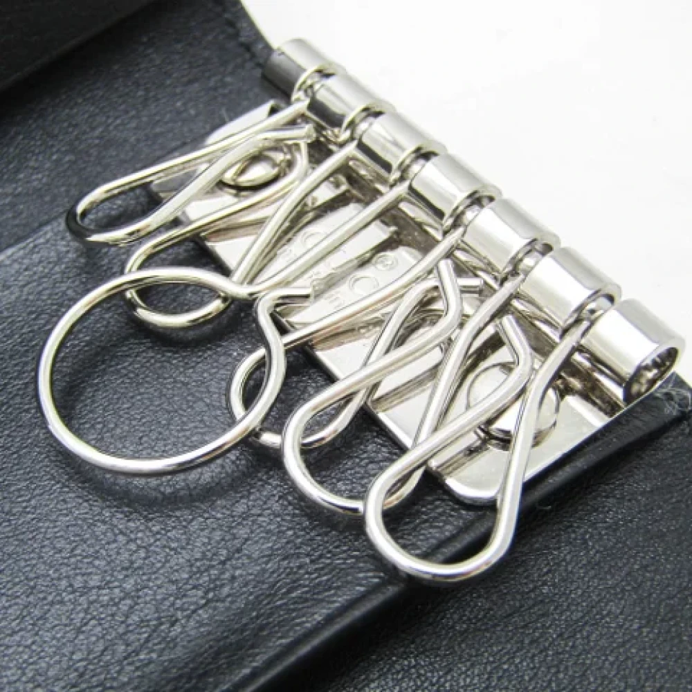 Gucci Vintage Pre-owned Leather key-holders Black Unisex