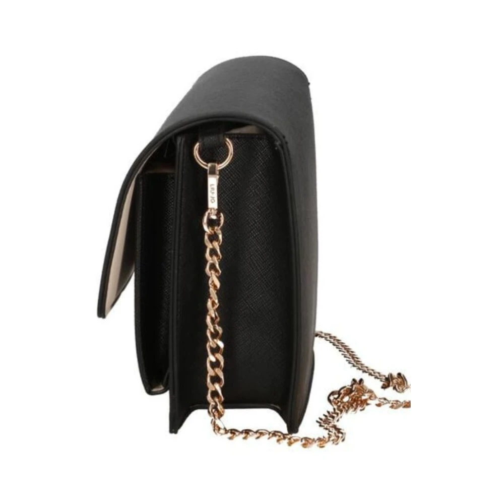 Liu Jo Stijlvolle Schoudertas met Logodetail Black Dames