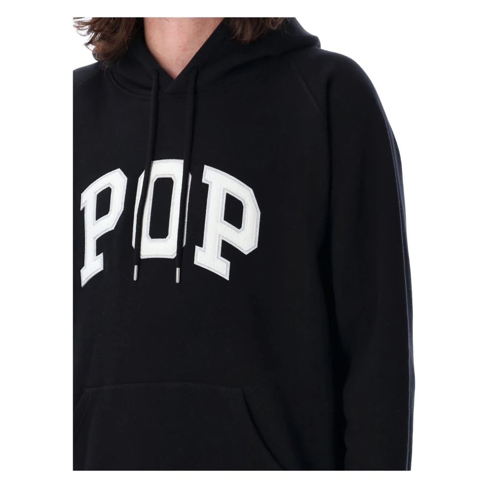 Pop Trading Company Stijlvolle hoodie voor trendy look Black Heren