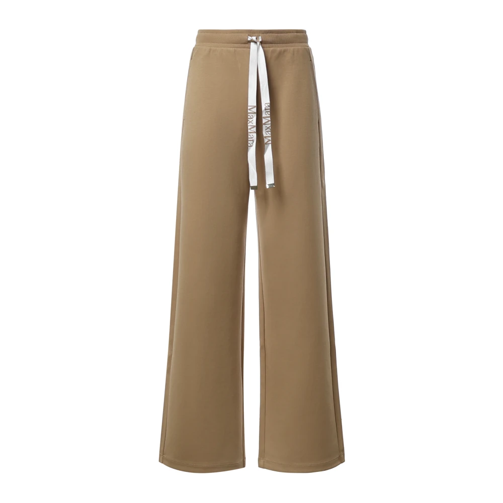 Max Mara Wide Trousers - Female - Wide Trousers - Brown - S - Trousers