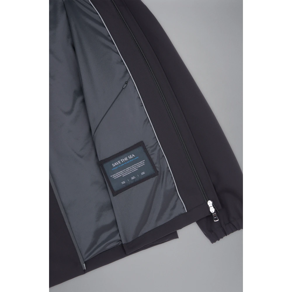 PAUL & SHARK Dynamische Stretch Zwarte Jas Black Heren
