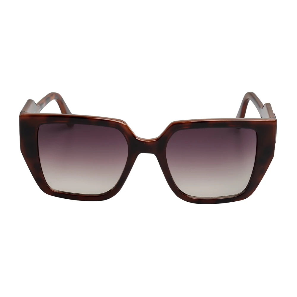 Karl Lagerfeld Women's Multicolor Rectangular Acetate Sunglasses - Sunglasses - One Size - Accessories
