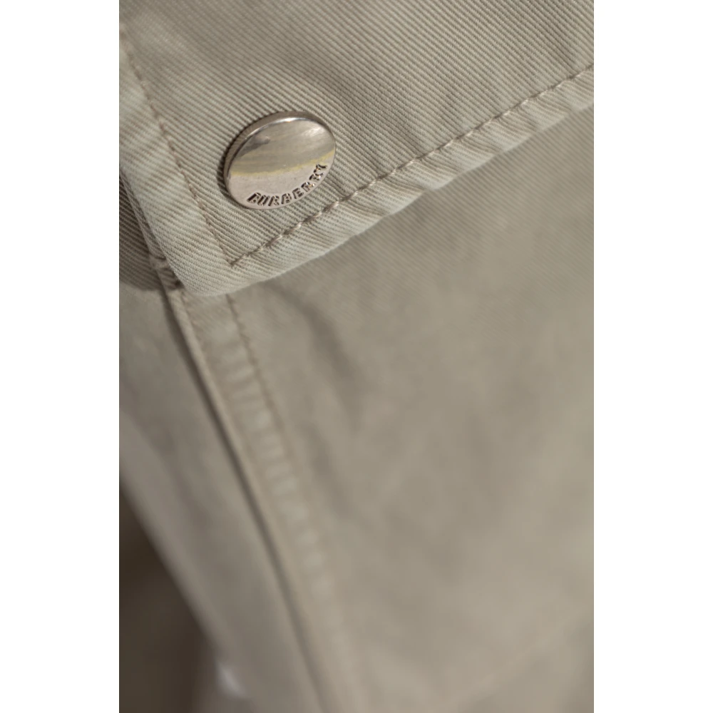 Burberry Straight leg jeans Gray Heren