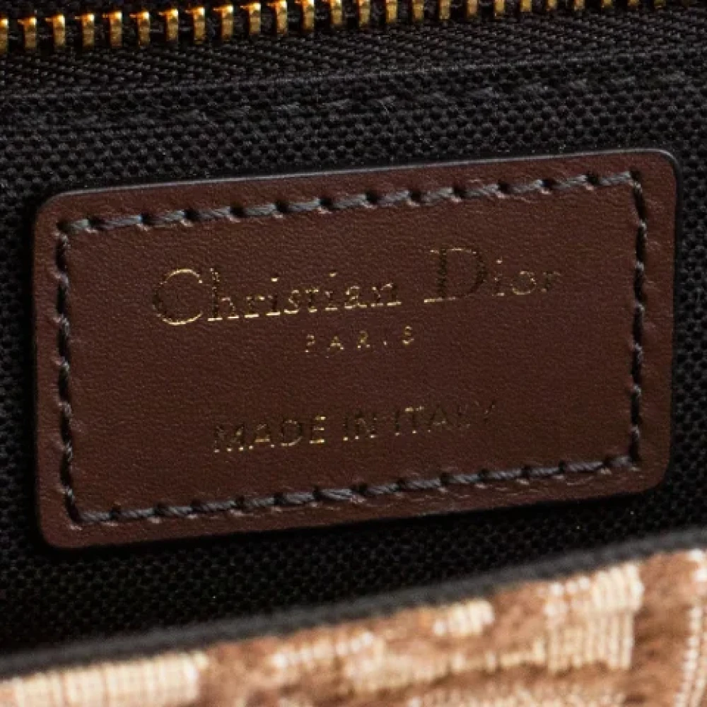 Dior Vintage Pre-owned Cotton dior-bags Brown Dames