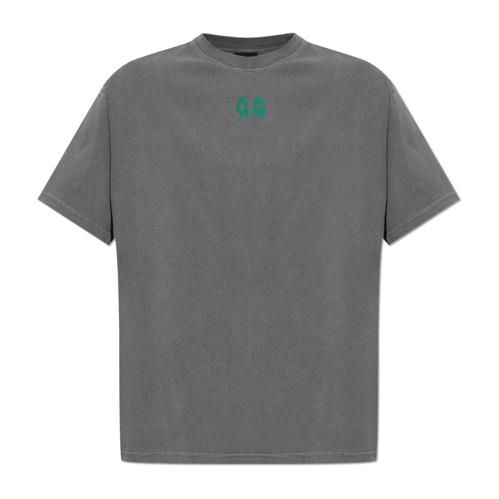 44 Label Group Men's Gray T-Shirts, S, T-Shirt With Logo