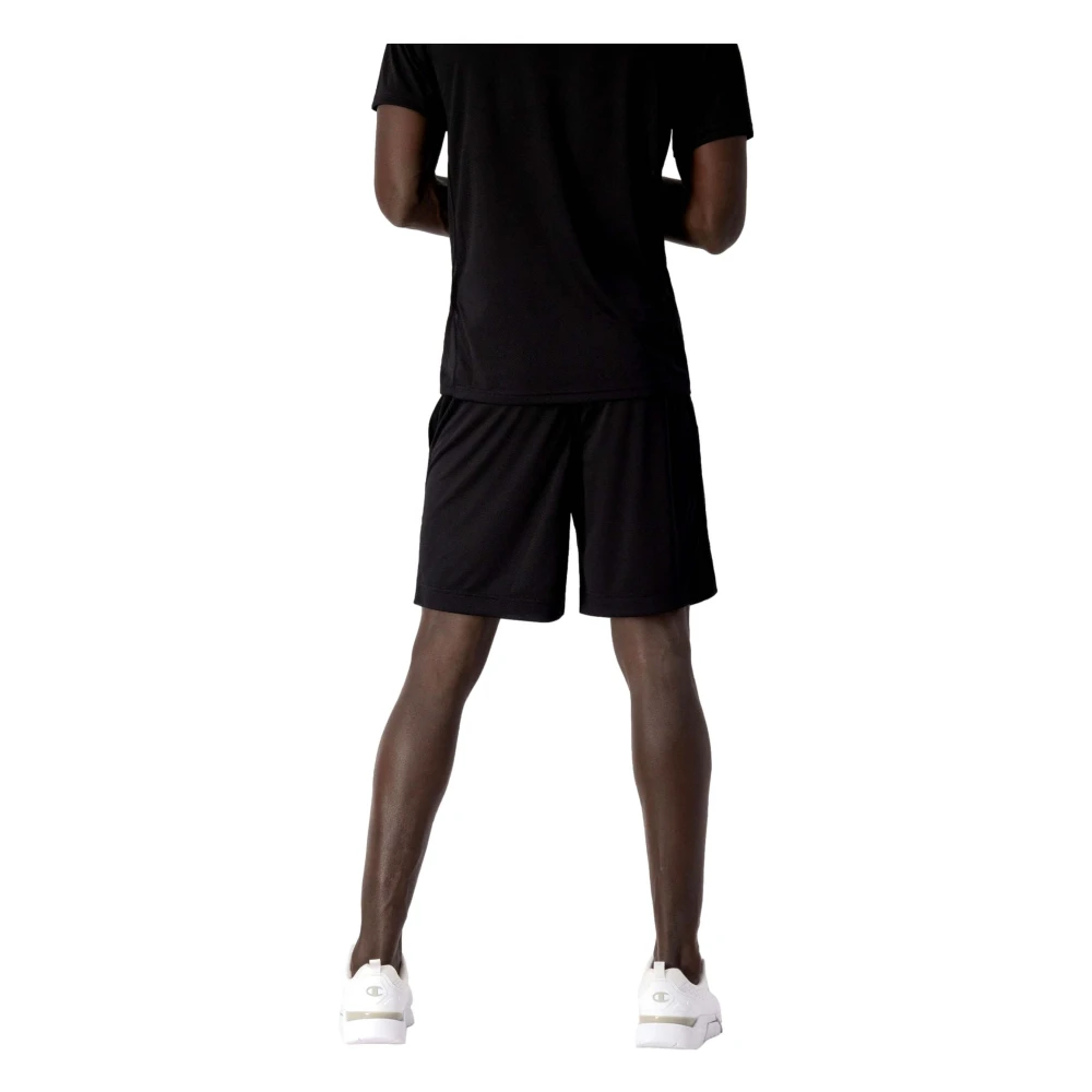 Champion Been Reflecterende Script Logo Shorts Black Heren