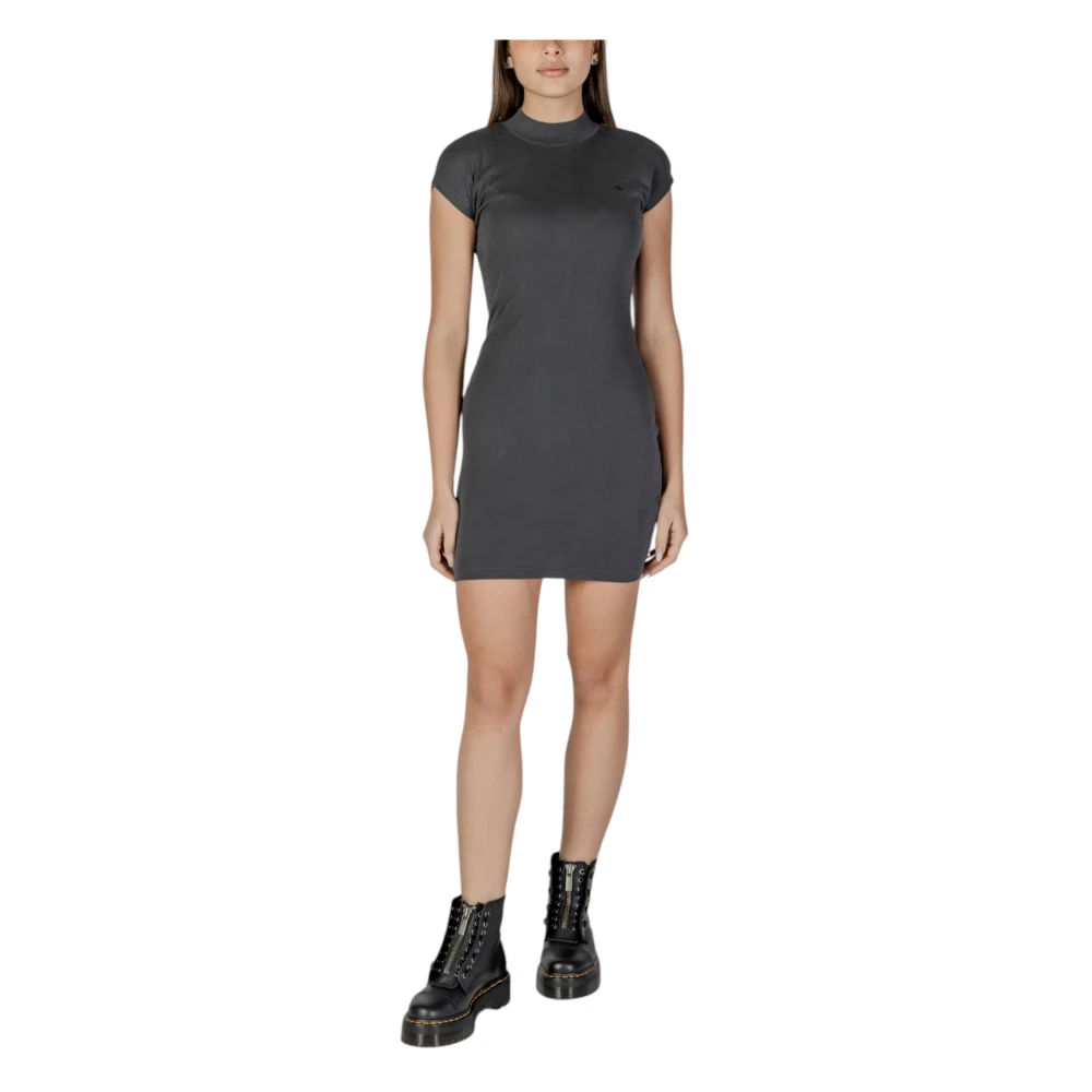 Calvin Klein Jeans Korte jurken Collectie: Lente Zomer Black Dames