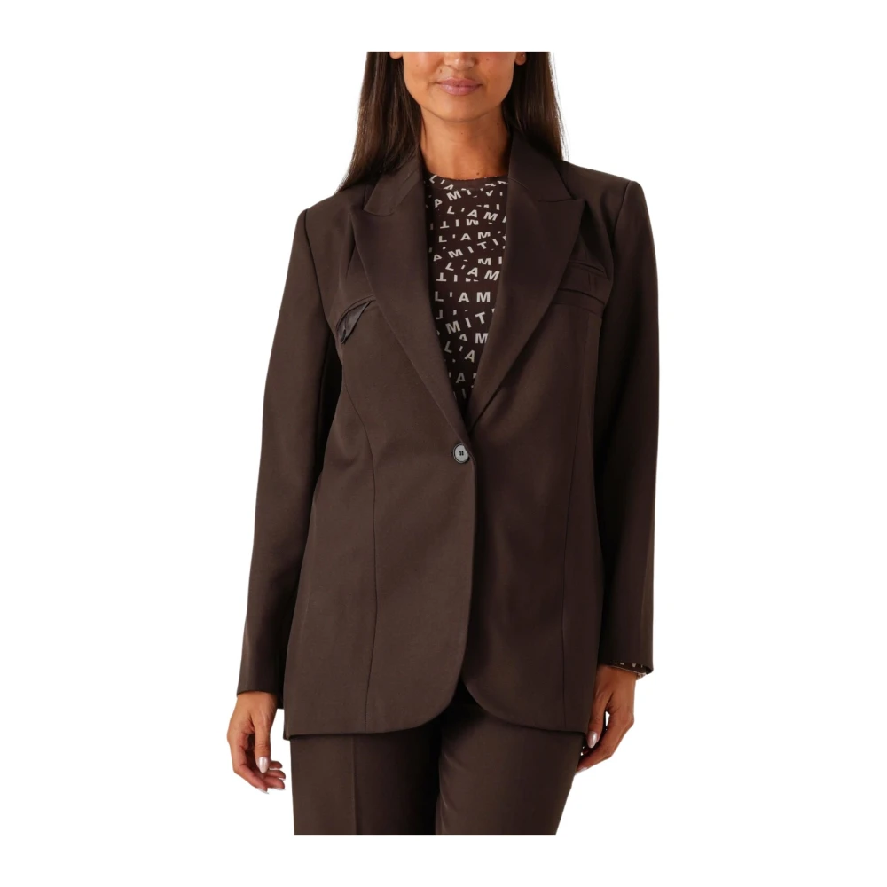 Haute L'amitié Women's Brown Blazers, Xs, Blazers