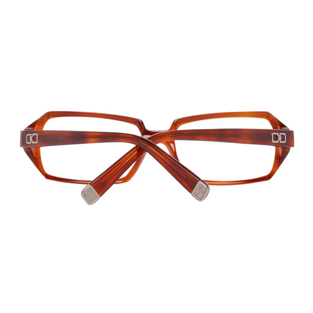 Dsquared2 Bruine Kunststof Frame Bril met Wijzerplaat Brown Dames