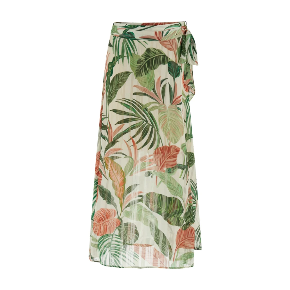 Guess Women's Multicolor Floral Print Longuette Skirt - Maxi Skirts - Xs - Skirts