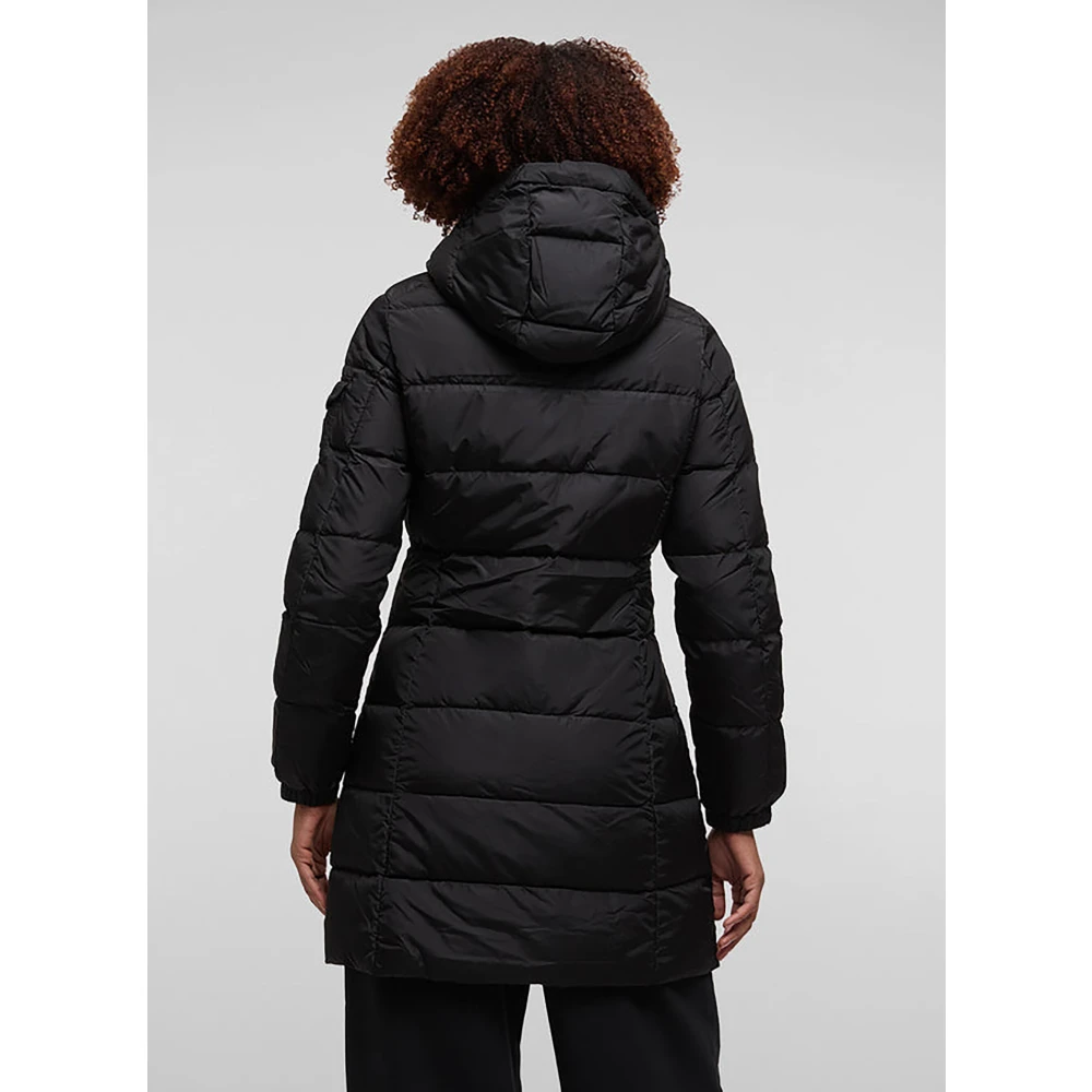 RefrigiWear Lange Pufferjas Black Dames