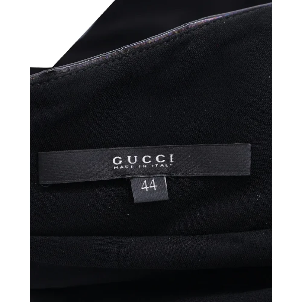 Gucci Vintage Pre-owned Polyester dresses Black Dames