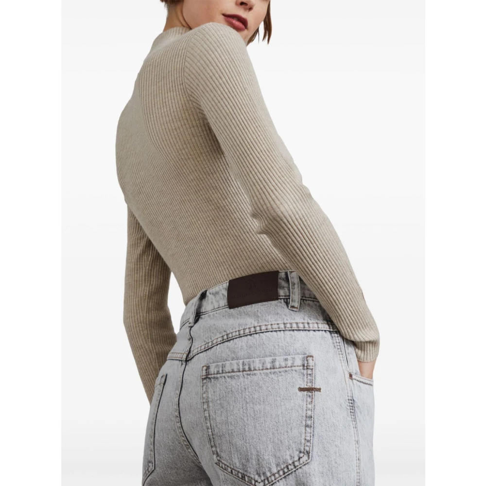 BRUNELLO CUCINELLI Stijlvolle Jeans voor Mannen Gray Dames