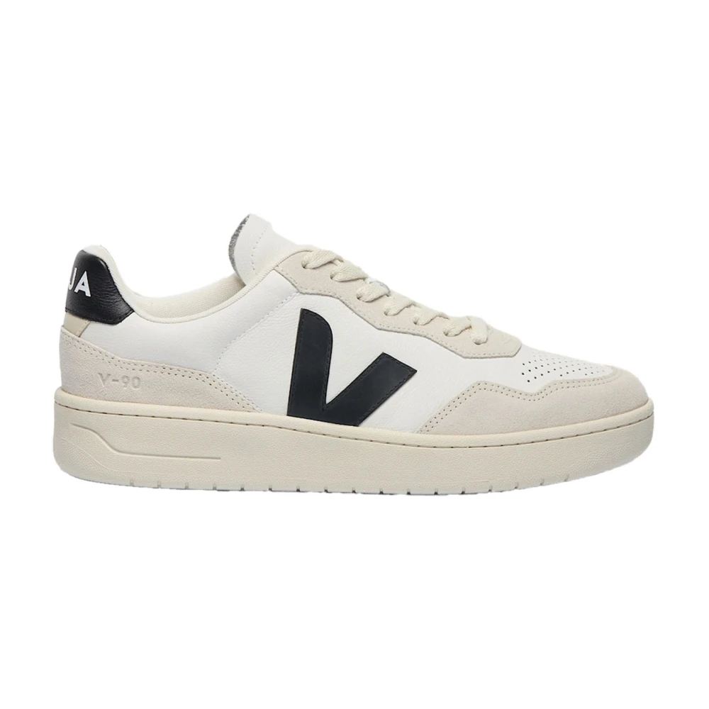 Veja V-90 Leather Sneaker Dames Schoenen Wit