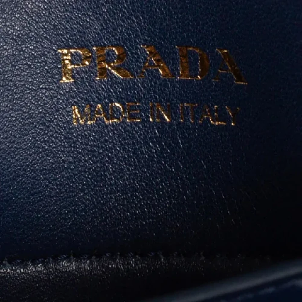 Prada Vintage Pre-owned Leather prada-bags Gray Dames