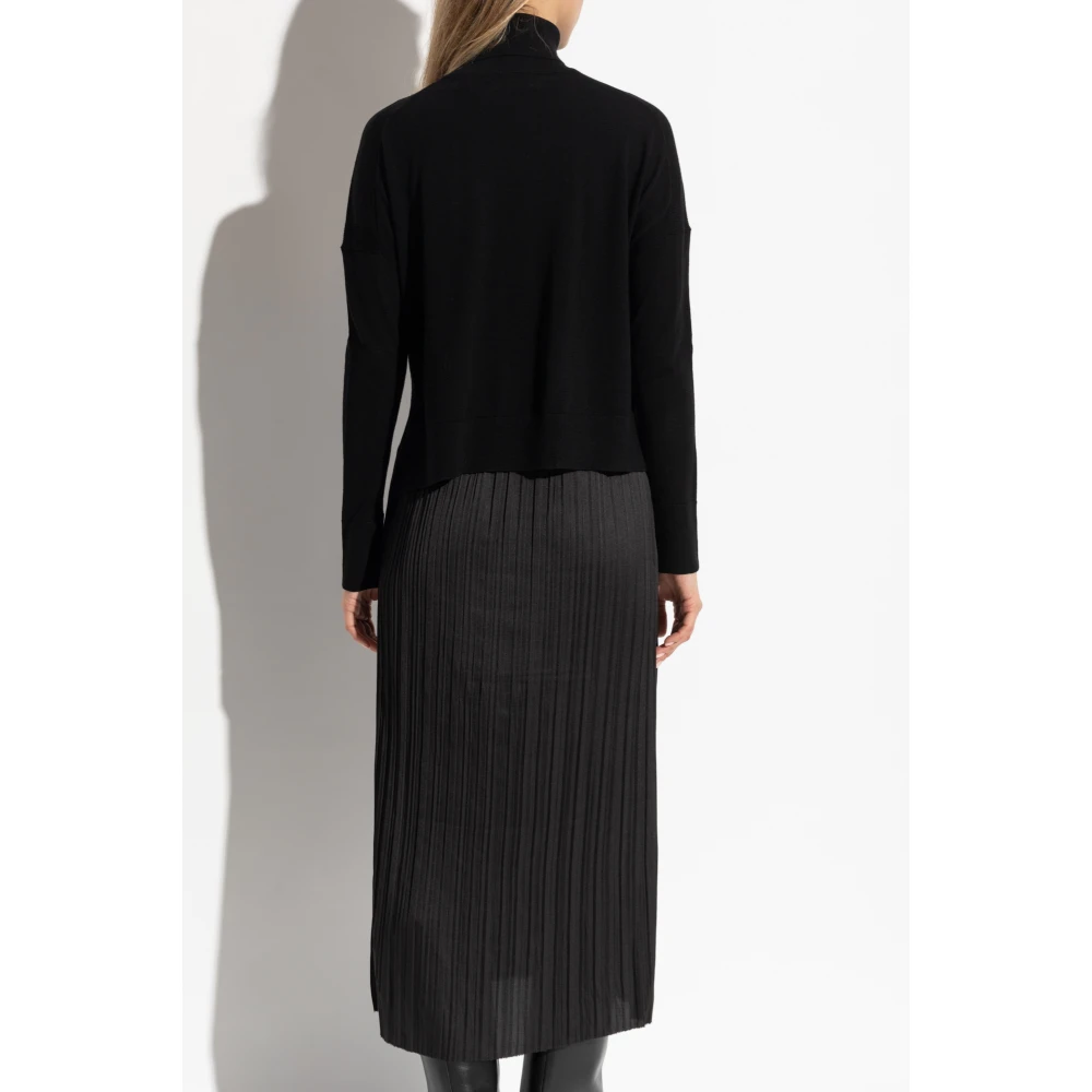 AllSaints Sweaterjurk Vittoria Black Dames